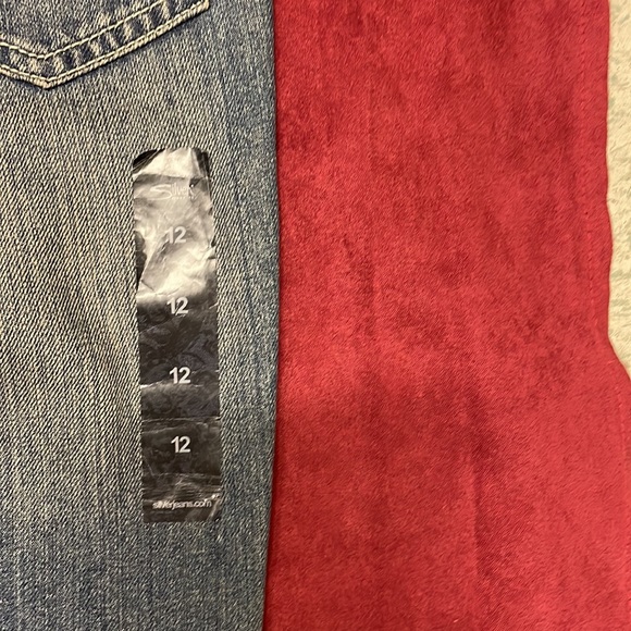 SILVER JEANS/ NATHAN SKINNY SIZE 12 YOUTH - Picture 3 of 5